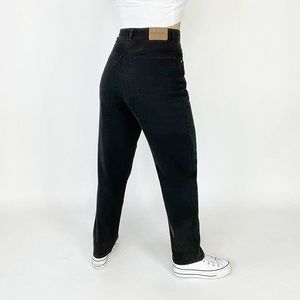 90s black Ralph Lauren high waisted jeans! 🔥